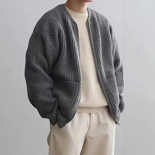 Continuum Zip Knit Overcoat