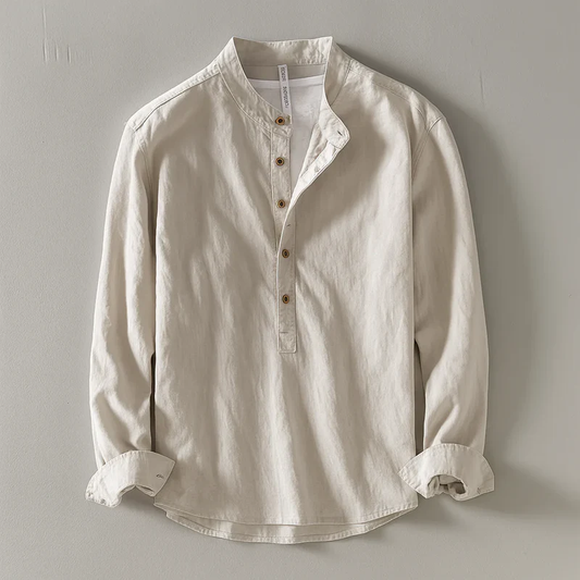 Zen Blend Collarless Top