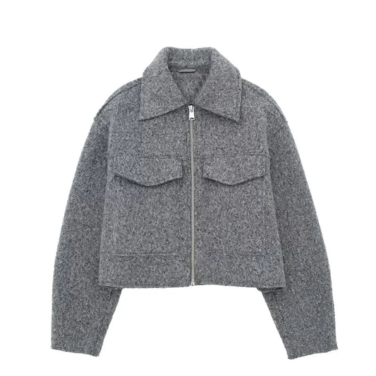 Metro Vintage Zip Blazer