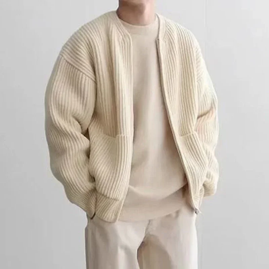 Continuum Zip Knit Overcoat