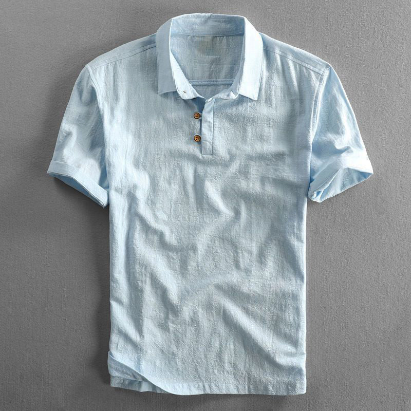Riviera Knit Linen Polo