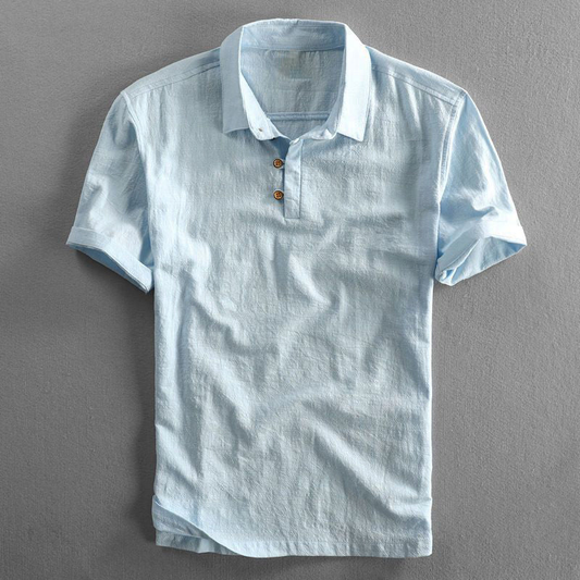 Riviera Knit Linen Polo