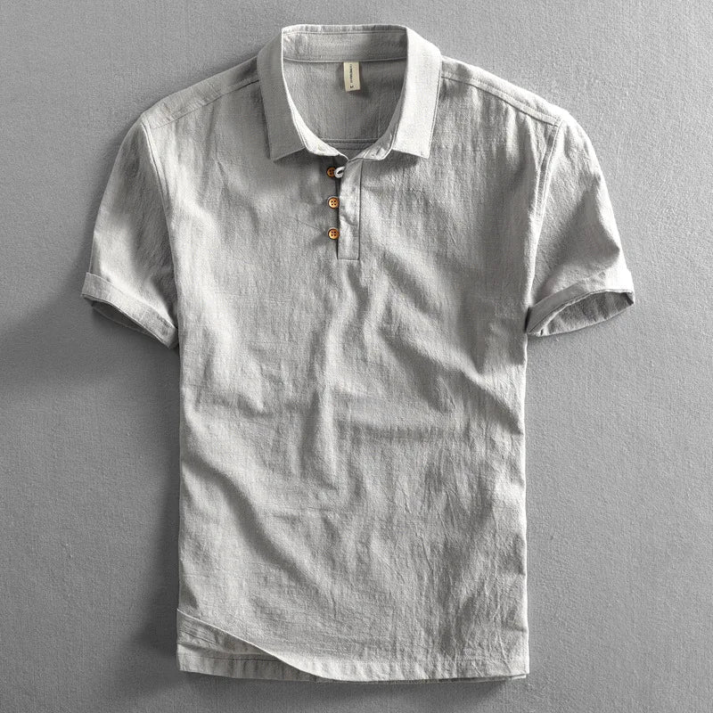 Riviera Knit Linen Polo