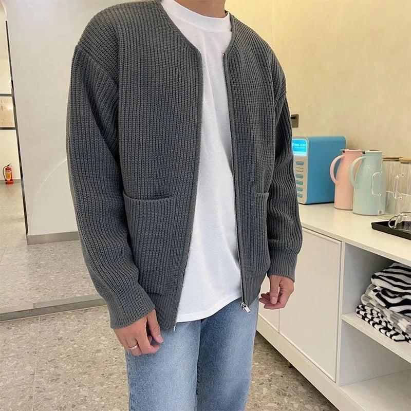 Continuum Zip Knit Overcoat