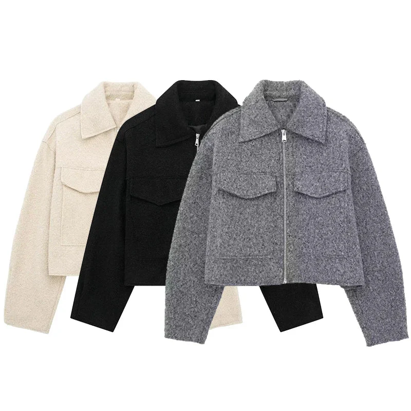Metro Vintage Zip Blazer